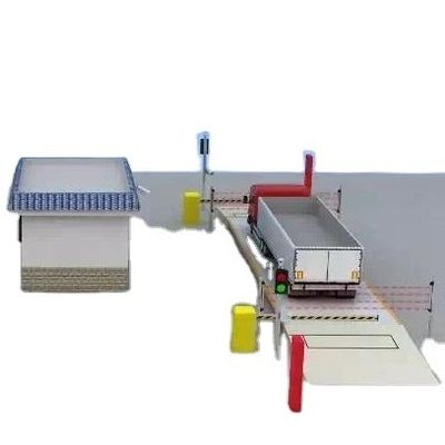 Scala elettronica per carrelli industriali da 80 tonnellate per una pesatura precisa