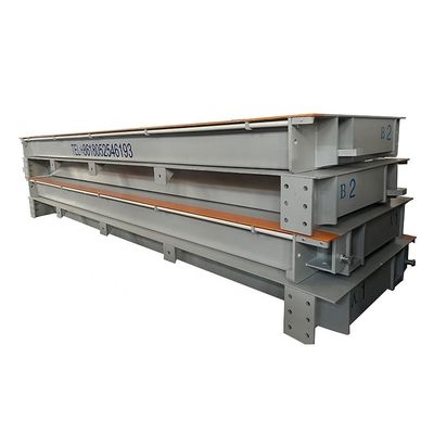 Sistema di ponte di pesatura a scala di camion con capacità di 100 tonnellate e sovraccarico di sicurezza del 125%F.S.