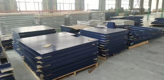 Scala di pesatura digitale a pavimento a colori personalizzata da 3 tonnellate per la pesatura industriale