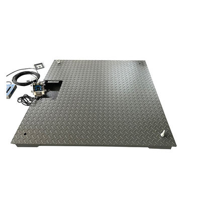 Display in acciaio inossidabile Piattaforma digitale industriale Pesatura del pavimento 1.5*2m 5 tonnellate