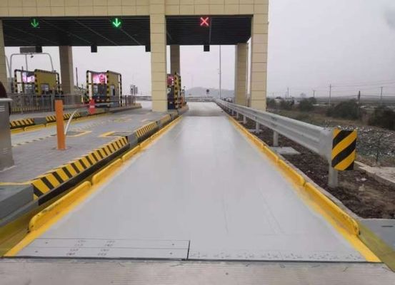 3*10m30 Tonnes Truck Scale Weighbridge IP68 livello di protezione e 125%F.S sicurezza sovraccarico