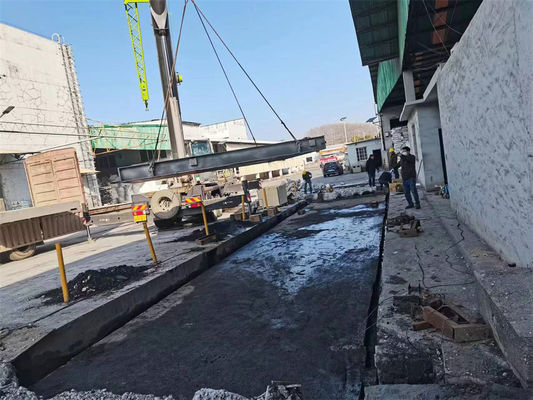 Protezione IP68 Livello di protezione digitale 120t ponte di pesatura in calcestruzzo per esigenze personalizzate
