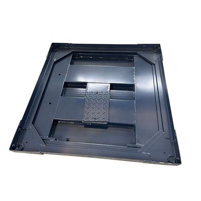 Display LCD 1000kg Capacità Piattaforma elettronica Scala di pavimento per industria pesante