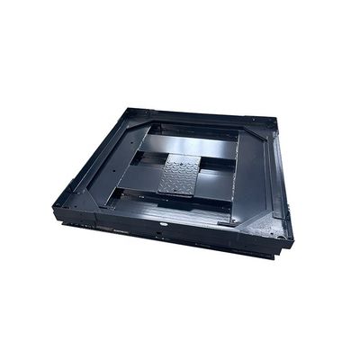 Display LCD 1000kg Capacità Piattaforma elettronica Scala di pavimento per industria pesante