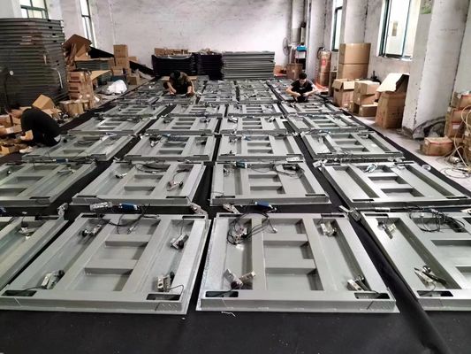 0.6m x 0.8m a 1m x 1.2m 0.5t-2t Piattaforma di pesatura Scala di tamponamento del pavimento personalizzabile