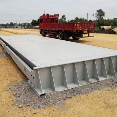 Ponte di pesatura per camion di capacità 80 tonnellate con lunghezza di 16 metri e ponte di pesatura stradale mobile