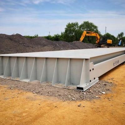 Ponte di pesatura per camion di capacità 80 tonnellate con lunghezza di 16 metri e ponte di pesatura stradale mobile