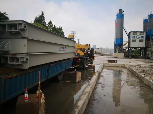 Peso portatile da 80 tonnellate con bilancia da 30 tonnellate e peso elettronico da 60 tonnellate