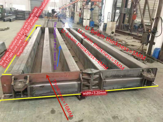 Supporto personalizzato OEM 60T 80T 100T 120T 150T 200T Scale di carrello da ponte in acciaio inossidabile