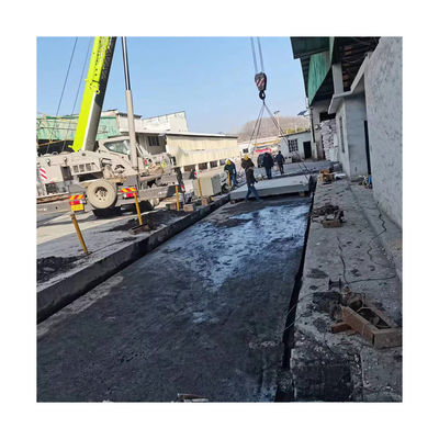 Livello IP68 Sicurezza Sovraccarico 125%F.S Mobile Electronic Truck Scale Pitless Weighbridge