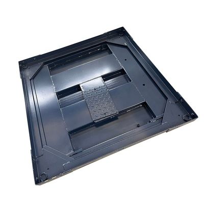 Scala di pesatura del pavimento per piattaforme digitali industriali da 1 tonnellata di acciaio tenero o inossidabile