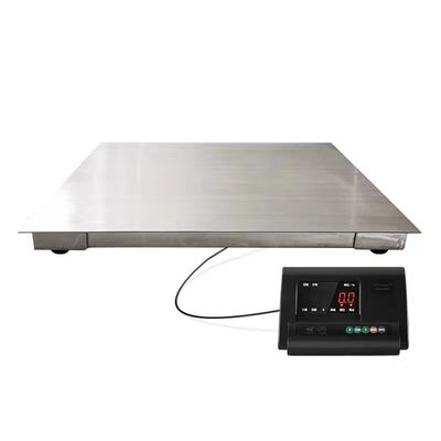 Display LCD in acciaio inossidabile 2 pollici 1 tonnellata Scala di piattaforma industriale con dimensioni personalizzate
