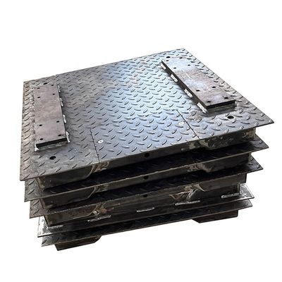 5000 kg Dimensioni personalizzate Piattaforma di pesatura per pavimenti industriali in acciaio inossidabile con rampa