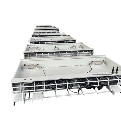 5000 kg Dimensioni personalizzate Piattaforma di pesatura per pavimenti industriali in acciaio inossidabile con rampa