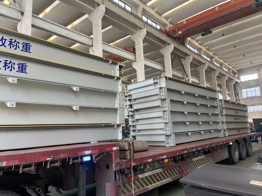110/220v Acciaio tenero o in acciaio inossidabile 100 tonnellate Scala del peso del camion Scala del peso del ponte