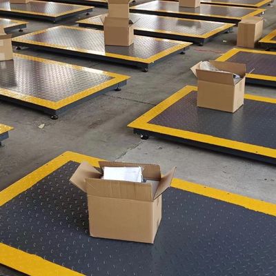 OIML III Precisione 150 tonnellate 12 mm di acciaio al carbonio Industrial Heavy Duty Weighbridge Truck Scale
