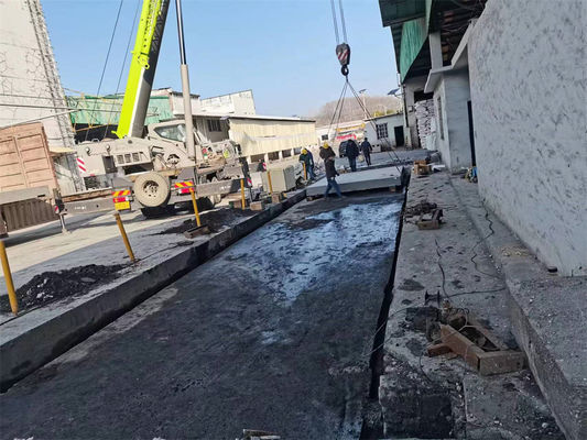 IP68 Livello 100 tonnellate Scala elettronica per carrelli di pesatura per cemento industriale per fabbriche